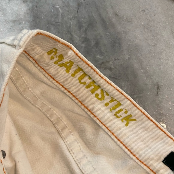 J. Crew Size 5 White Cotton Stretch Matchstick Straight Leg Denim Jeans - Picture 11 of 11